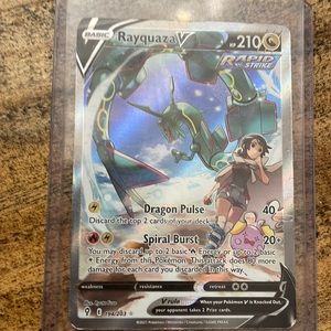 Rayquaza V,alt art from evolving skies